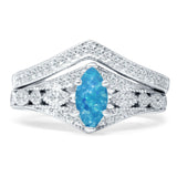 Two Piece Marquise CZ Ring