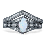 Two Piece Marquise CZ Ring