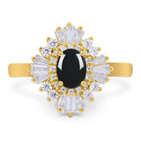 Floral Art Deco Halo Ring