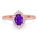 Art Deco Oval Natural Stone Wedding Ring