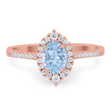 Art Deco Oval Natural Stone Wedding Ring