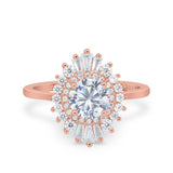 Floral Art Deco Cocktail Ring