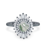 Floral Art Deco Cocktail Ring