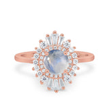 Floral Art Deco Cocktail Ring