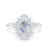 Floral Art Deco Cocktail Ring