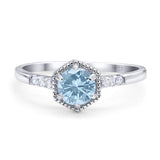 Minimalist Round Natural Stone Ring