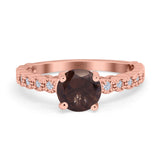 Vintage Style Round Natural Stone Ring