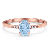 Vintage Style Oval Natural Stone Ring