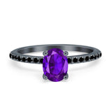 Art Deco Oval Natural Stone Wedding Ring