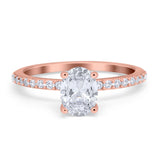 Vintage Style Oval Natural Stone Ring