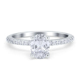 Vintage Style Oval Natural Stone Ring