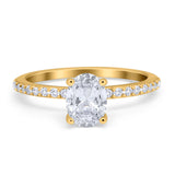 Vintage Style Oval Natural Stone Ring