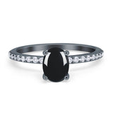 Vintage Style Oval Natural Stone Ring