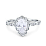 Vintage Style Pear Teardrop Natural Stone Ring