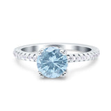 Art Deco Round Natural Stone Ring