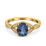 Oval Natural Stone Leaf Design Beaded Ring