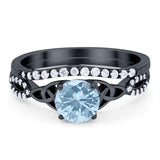 Two Piece Round Trinity Ring