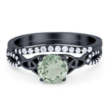 Two Piece Round Trinity Ring