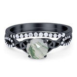 Two Piece Round Trinity Ring