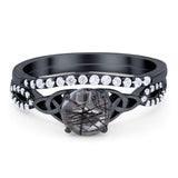 Two Piece Round Trinity Ring