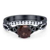 Two Piece Round Trinity Ring