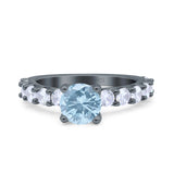 Round Natural Stone Cathedral Ring