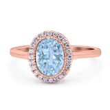 Art Deco Oval Natural Stone Wedding Ring
