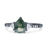 Pear Teardrop Vintage Style Ring