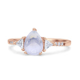 Pear Teardrop Vintage Style Ring