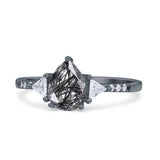 Pear Teardrop Vintage Style Ring