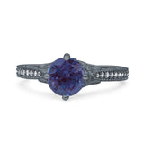 Art Deco Round Vintage Style Ring