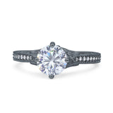 Art Deco Round Vintage Style Ring