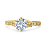 Art Deco Round Vintage Style Ring