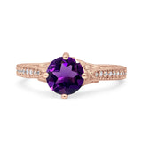 Art Deco Round Vintage Style Ring