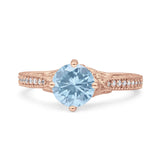 Art Deco Round Vintage Style Ring