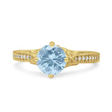 Art Deco Round Vintage Style Ring