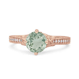 Art Deco Round Vintage Style Ring