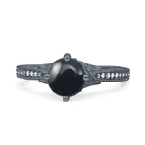 Art Deco Round Vintage Style Ring