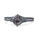 Art Deco Round Vintage Style Ring