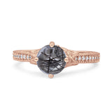 Art Deco Round Vintage Style Ring