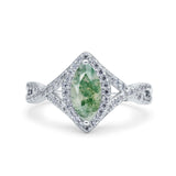 Art Deco Marquise Split Shank Ring