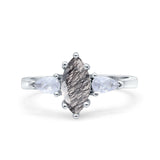 Three Stone Marquise Pear Trellis Ring