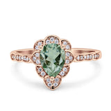 Art Deco Pear Teardrop Halo Ring 