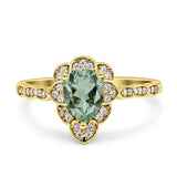 Art Deco Pear Teardrop Halo Ring 