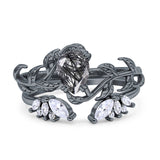 Teardrop Pear Leaf Style Ring