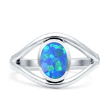 Oxidized Split Shank Oxidized Ring