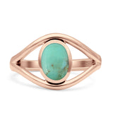 Oxidized Split Shank Oxidized Ring