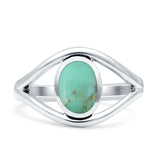 Oxidized Split Shank Oxidized Ring