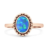 Oxidized Heart Solitaire Oxidized Ring