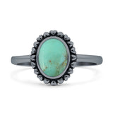 Oxidized Heart Solitaire Oxidized Ring